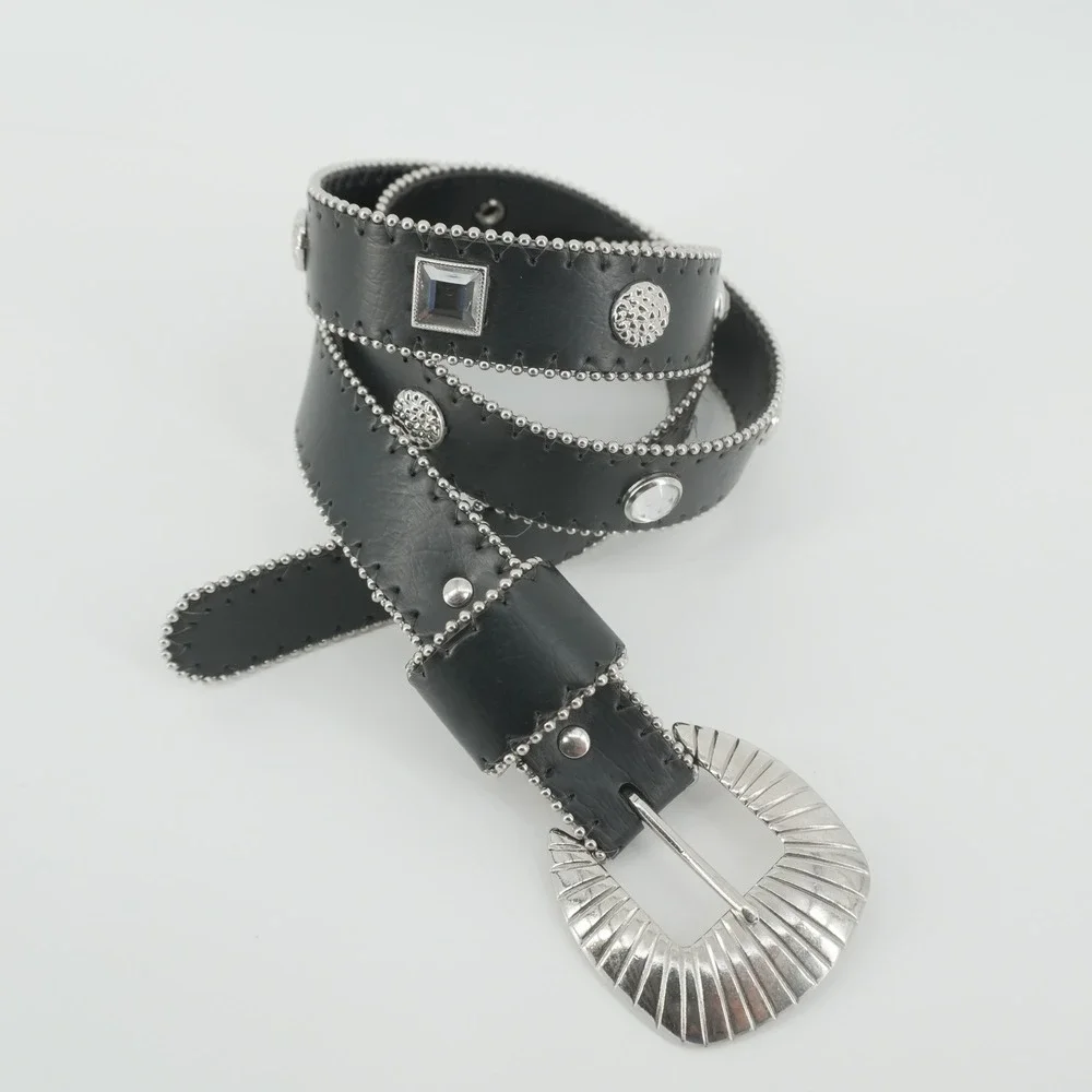 Western Studded Belt Womens 30